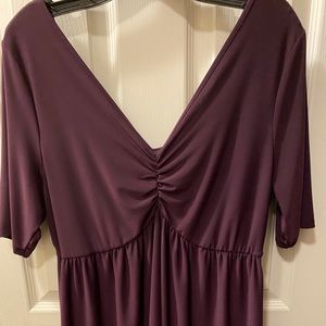 Ruched Babydoll Top
